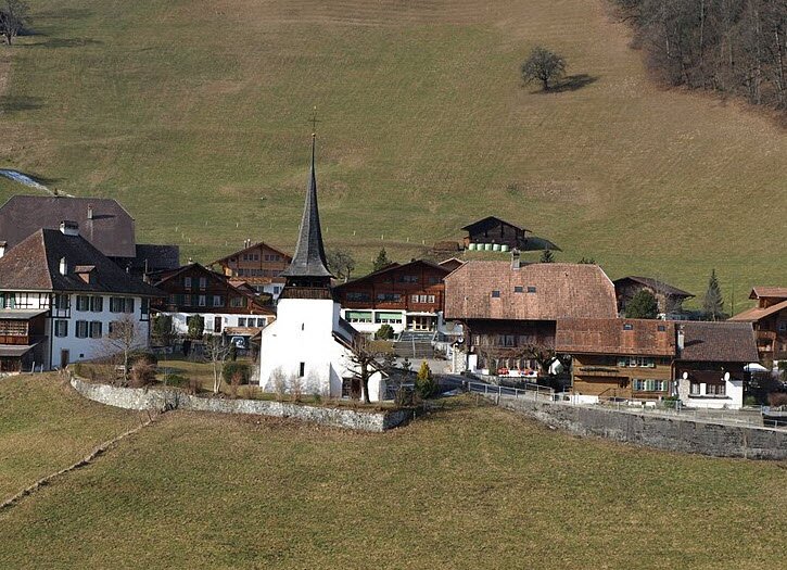 Ruine Weissenburg, Oberwil im Simmental, Switzerland, Switzerland